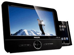 PHILIPS DCP851 IPOD PORTABLE DVD PLAYER