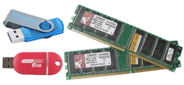 MEMORY AND FLASH DRIVES