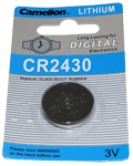 CAMELION CR2430 LITHIUM COIN CELL BATTERY