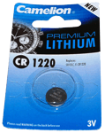 CAMELION CR1220 LITHIUM COIN CELL BATTERY