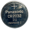 PANASONIC CR2032 LITHIUM COIN CELL BATTERY