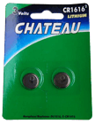 CHATEAU CR1616 3V LITHIUM COIN CELL BATTERY