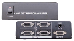 PRO VERSION 1 X 4 SVGA/HDTV DISTRIBUTION AMPLIFIER