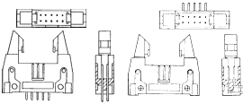 DUAL ROW STRAIGHT & RT ANGLE HEADERS