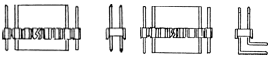 0.10" DUAL ROW VERTICAL HEADERS