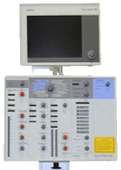 SIEMENS SERVO 300A VENTILATOR W/390 GRAPHIC MONITOR