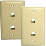 IVORY DUAL WALL PLATE