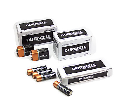 DURACELL COPPERTOP BATTERIES