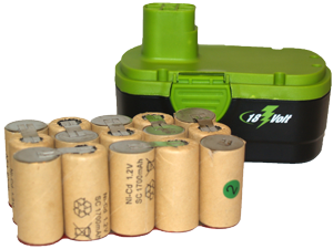 18 VOLT SUB-C 1700 MAH NICD BATTERIES