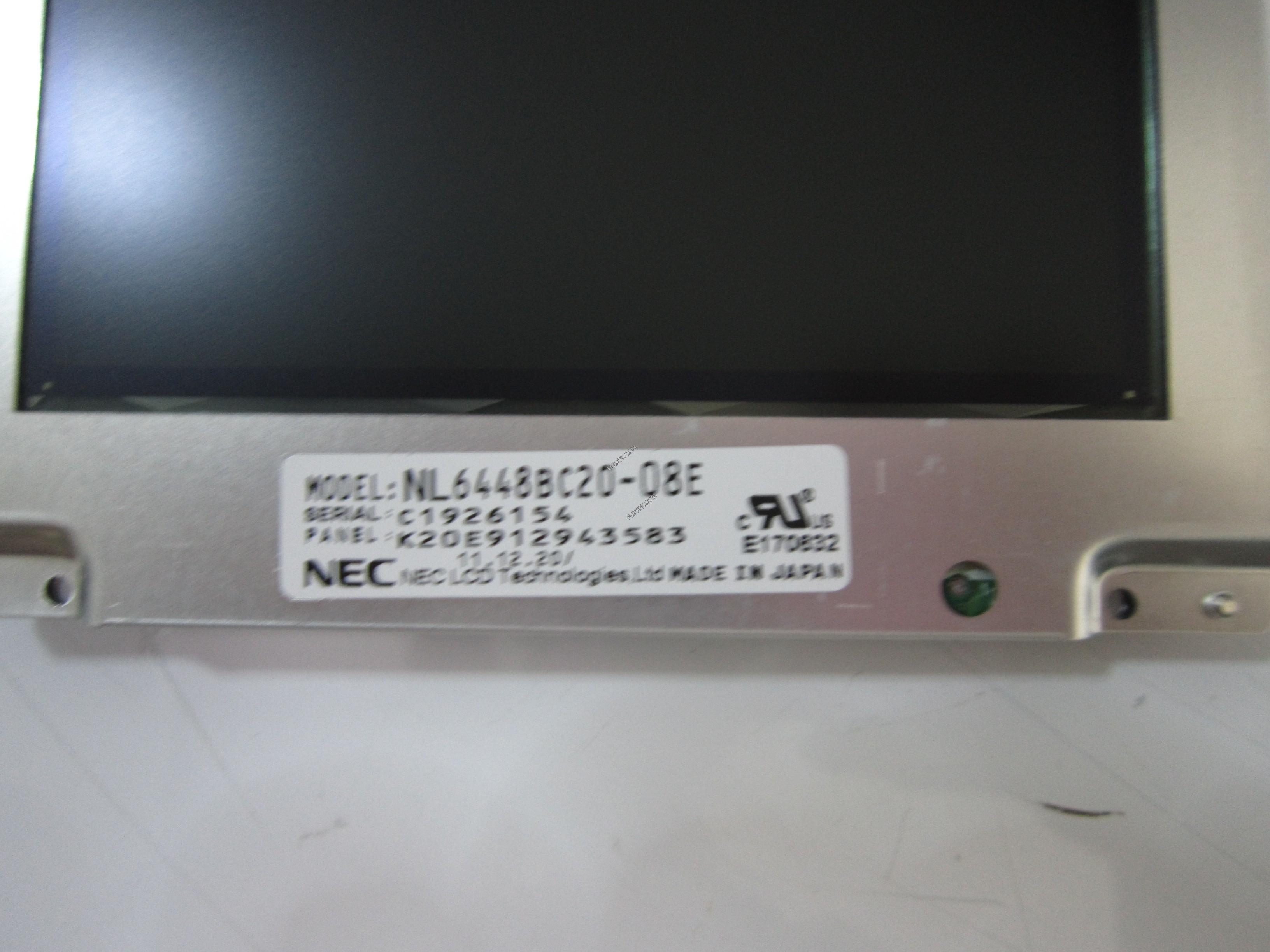 NEC 6.5" TFT LCD SCREENS MODEL NL6448BC20-08E FOR SALE