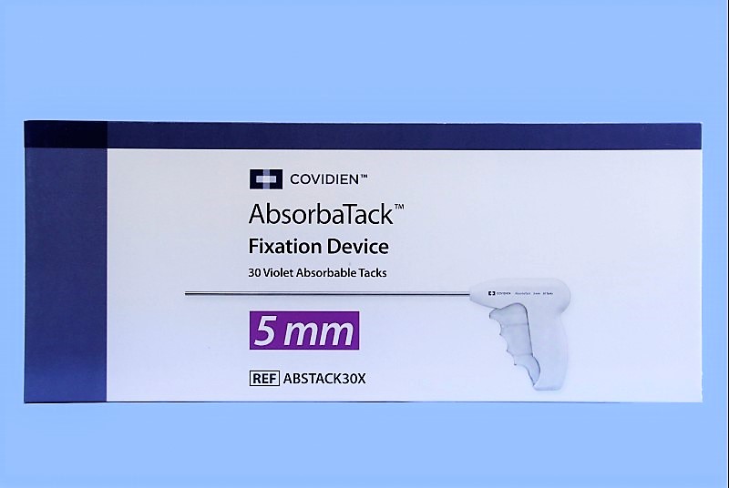 COVIDIEN ABSTACK30 COVIDIEN ABSORBATACK 5MM FIXATION DEVICE WITH 30 VIOLET TACKS