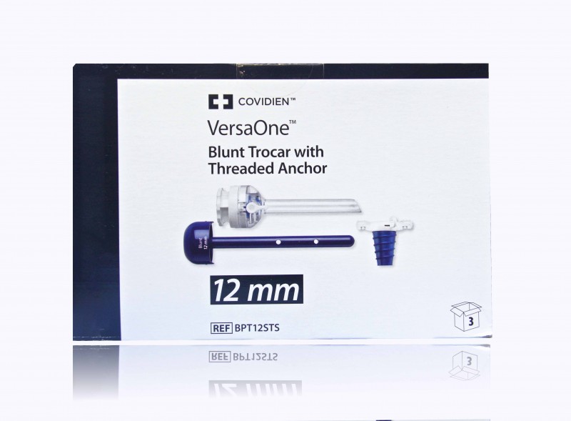 BPT12STS - COVIDIEN AUTOSUTURE VERSAONE BLUNT TROCAR W/THREADED ANCHOR 12MM