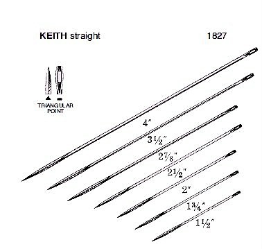 ANCHOR SURGICAL NEEDLES 1827 2 1 2DG KEITH ABDOMINAL STRAIGHT TRIANGULAR POINT