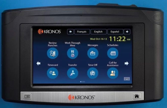 KRONOS 8609000-013 INTOUCH 9000 TIME CLOCK