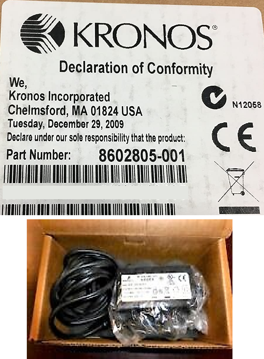 KRONOS 8602805-001 4500 BACK UP BATTERY KITS