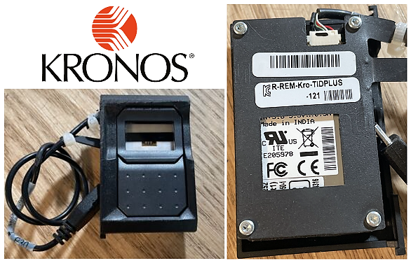 Kronos ADP QUICKPUNCH PLUS R-REM-Kro-TIDPLUS Fingerprint Scanner, TID+, TID Plus