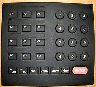 REPLACEMENT KEYPADS FOR KRONOS 480F