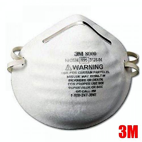 3M 8000 N95 Respirator Mask