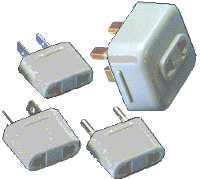 SET OF 4 AC PLUG ADAPTERS