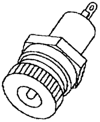 PANEL MOUNT BARREL PLUG