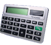 TS-K2050 SOLAR CALCULATOR