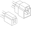 2 PIN CONNECTOR SET