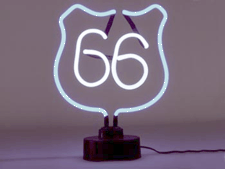 "ROUTE 66" NEON SIGN