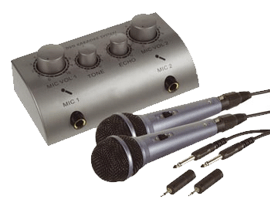 AUDIO MIXER/MICROPHONES