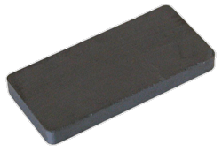 FERRITE MAGNET, 1.86" X 0.87" X 0.18"