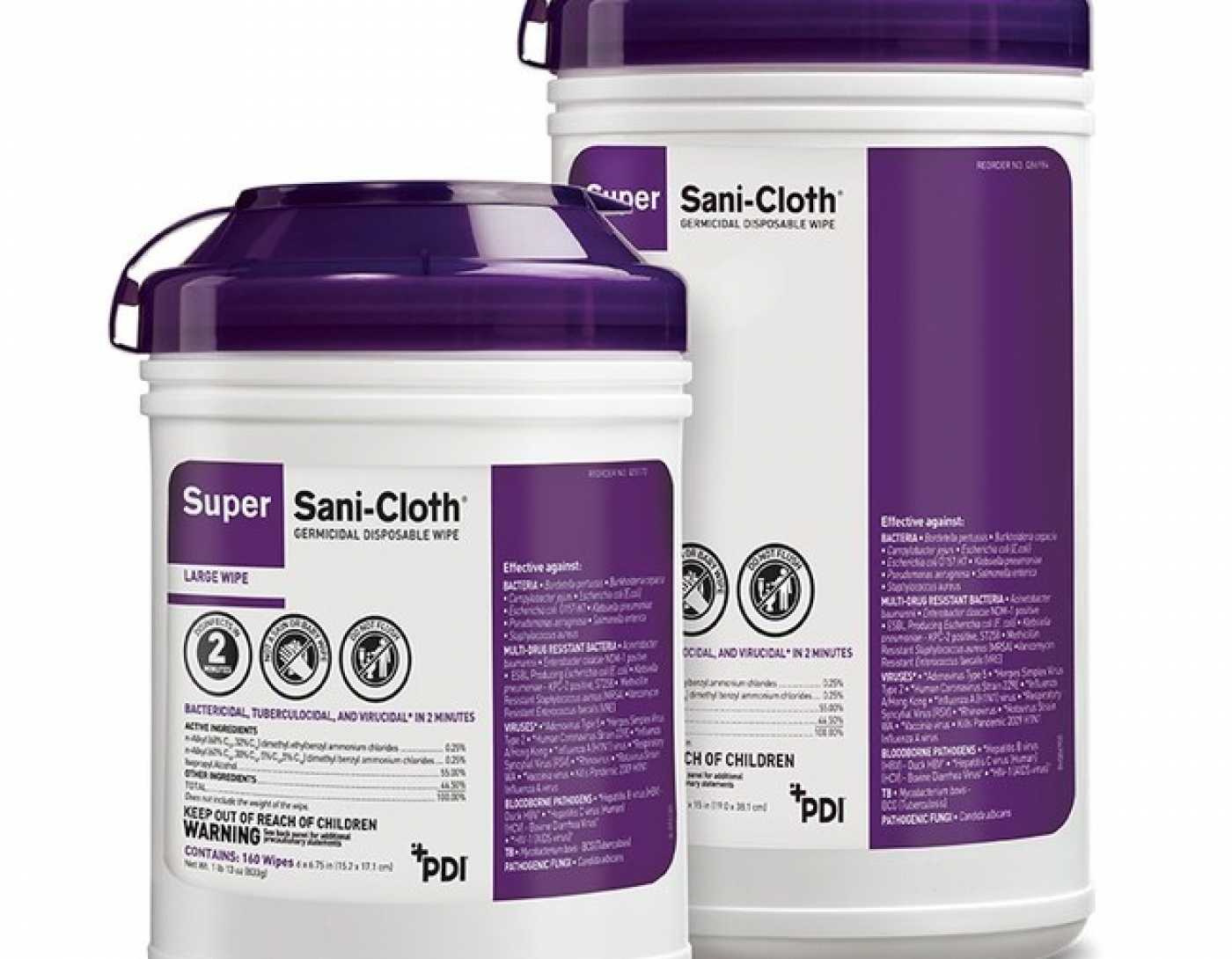 PDI Super Sani Cloth Purple Top