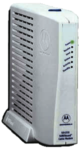 MOTOROLA SBV-4200 VOIP CABLE MODEMS