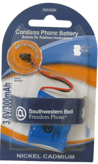SOUTHWESTERN BELL FREEDOM PHONE BATTERY PACK CORDLESS PHONE BATTERY PACK