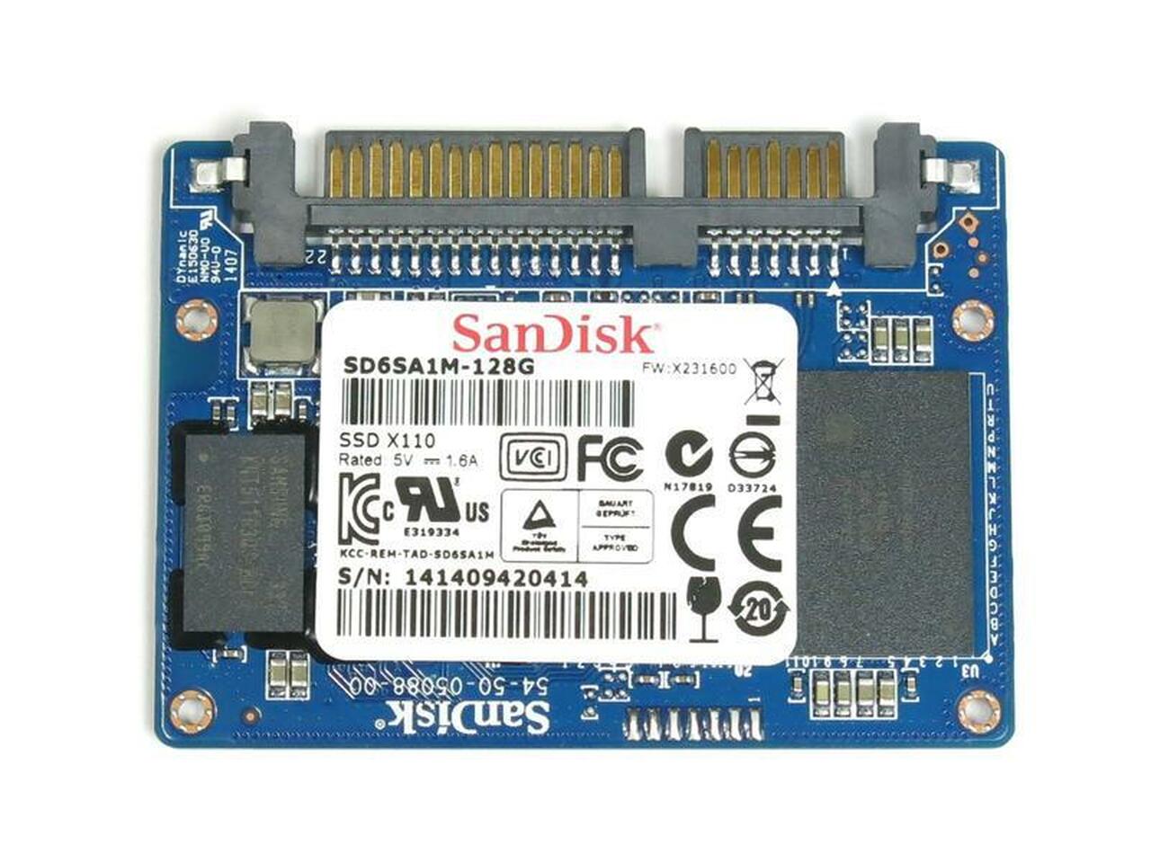 SanDisk X110 Solid State Drive 128GB, Half-Slim SATA 6.0 Gbps 