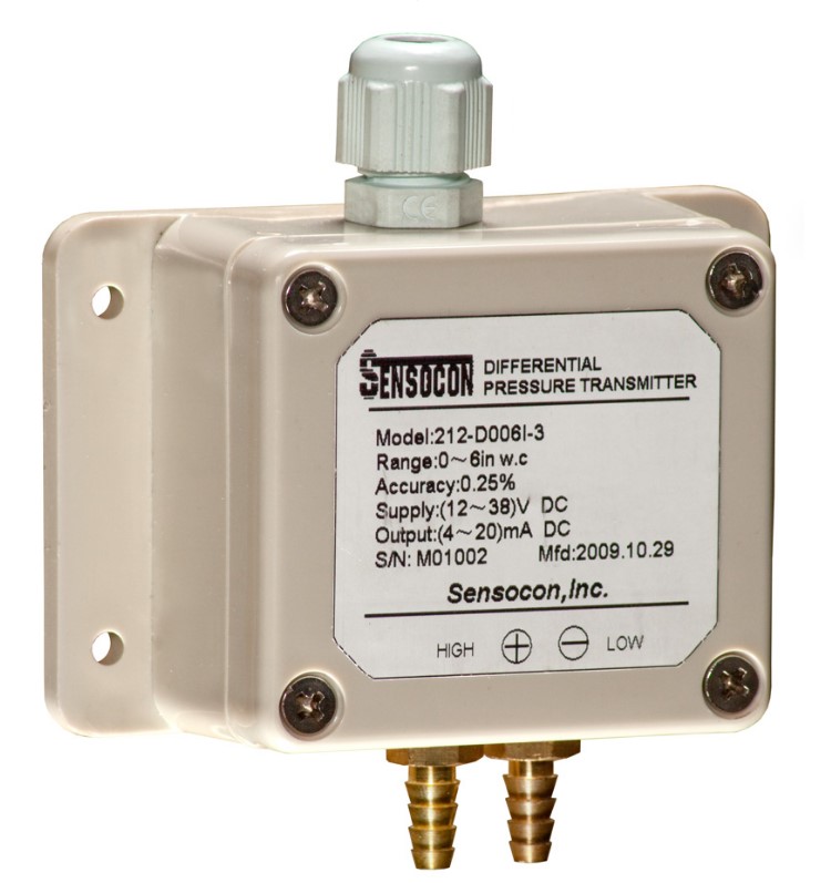 SENSOCON Series 212 - Weather-Proof Differential Pressure Transmitter