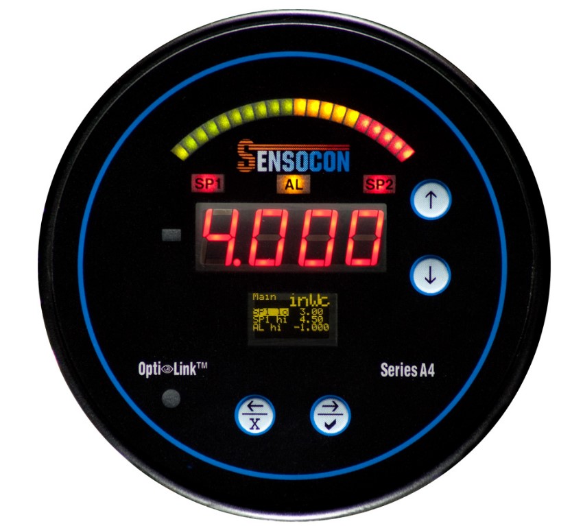 SENSOCON Series A4 - Digital Differential Pressure Gauge