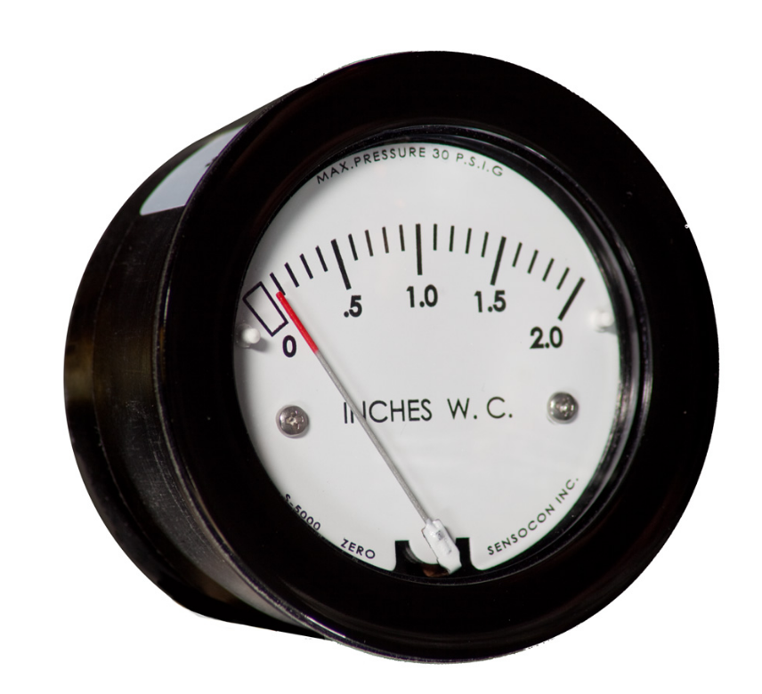 SENSOCON Series S-5000 - Miniature Low-Cost Differential Pressure Gauge