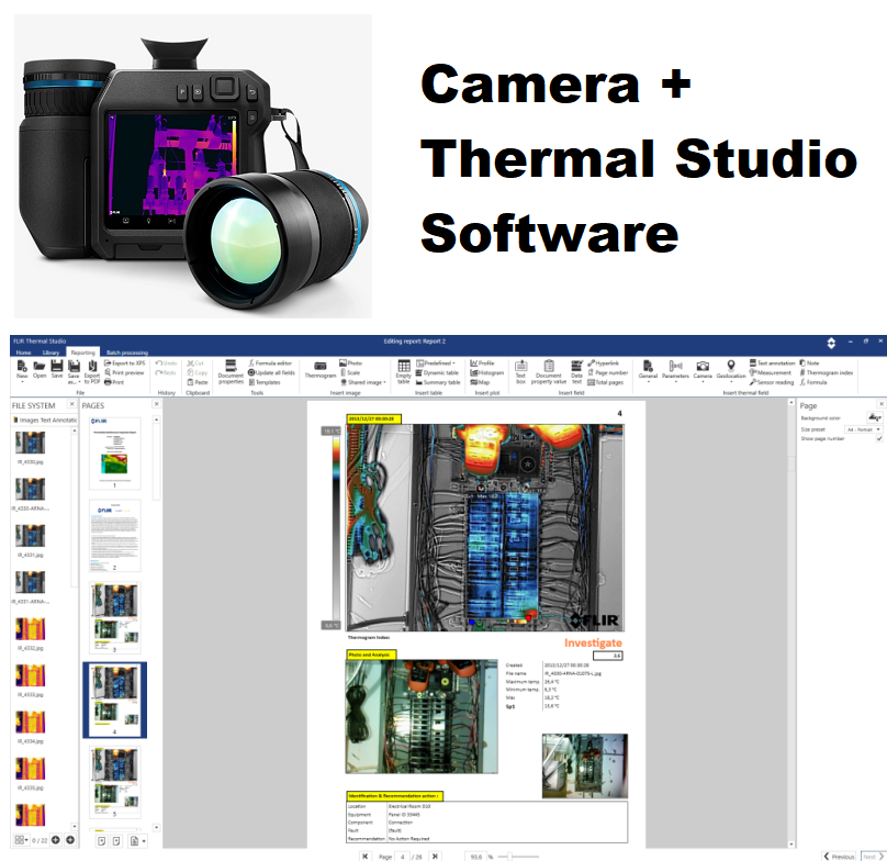 FLIR T840 Thermal Cam + Studio Pro Subscription