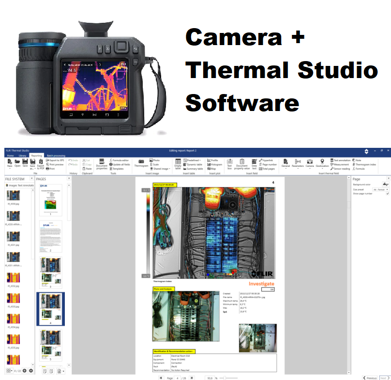 FLIR T860 Thermal Camera Kit + Calibration & Software
