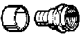 PAK OF 4 F59 CONNECTORS