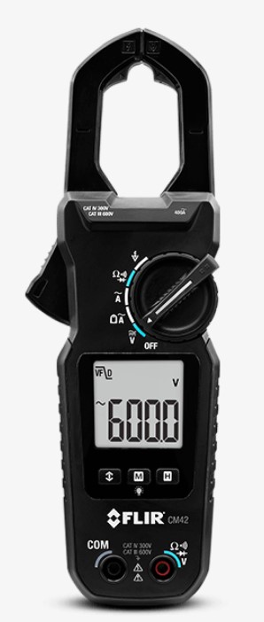FLIR - 400A AC/DC Digital TRMS Clamp Meter with Type K