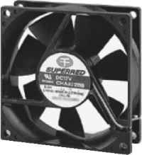 SUPERRED CHA8012BB-AH 12VDC FAN .12A