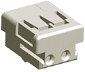 TYCO 179228-2 2 PIN SOCKET CONNECTOR