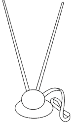 TS-17091A TV RABBIT EARS