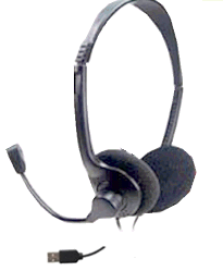 COMPUTER - MULTIMEDIA HEADPHONE W/USB CONNECTOR