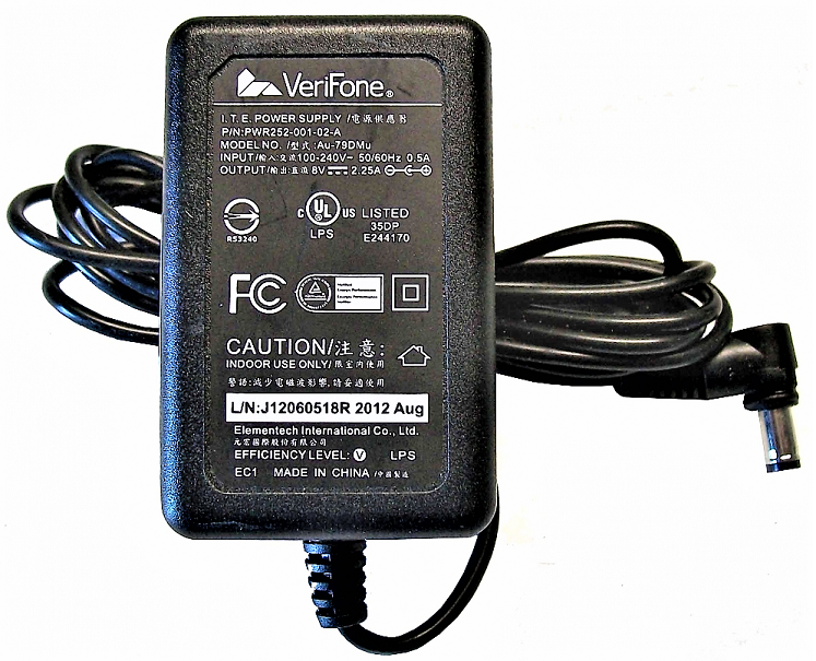 Verifone Vx 520 CTLS/NFC Power Pack