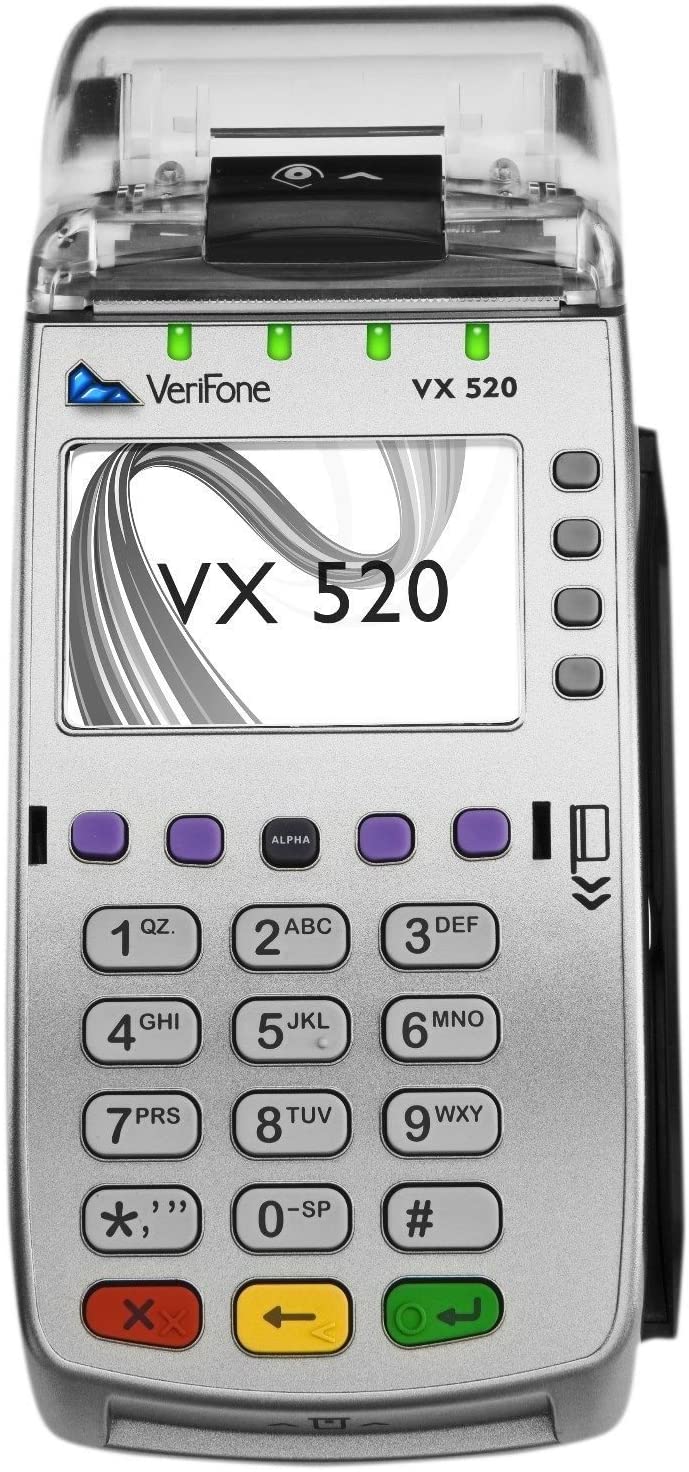 Verifone Vx 520 Dualcom w/ Contactless/NFC (Refurb) - 64MB High Memory