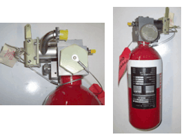 PACIFIC SCIENTIFIC HALON 36400035E AIRCRAFT FIRE SAFTEY SYSTEMS