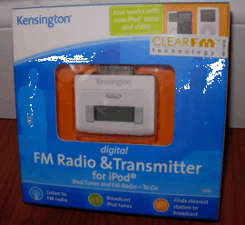 KENSINGTON  DIGITAL FM RADIO & FM TRANSMITTER FOR IPOD