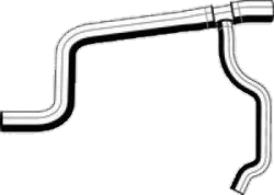 GATES 22527 COOLANT HOSE