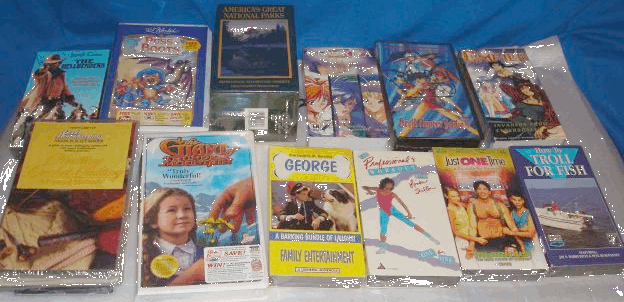OVER 100,000 NEW VHS ASSORTED MOVIES
